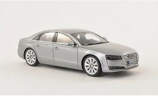 Audi A8 berline 1/43 Spark grise 2014 miniature