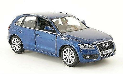Audi Q5 suv 1/24 Motormax bleu miniature