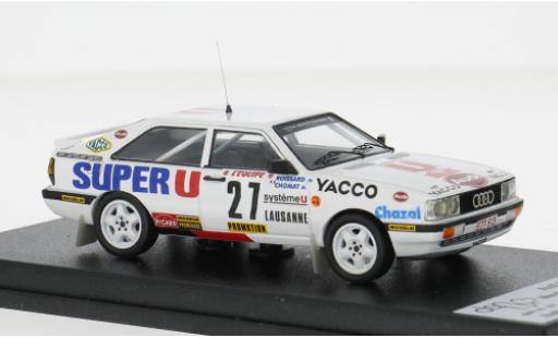 Audi Quattro 1/43 Trofeu Coupe Rally Monte Carlo 1987 #27 M.Chomat/M.Roissard 1:43 miniature