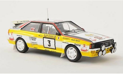 Audi Quattro rallye 1/43 Trofeu No.3 1000 Lakes Rally 1984 /B.Cederberg miniature