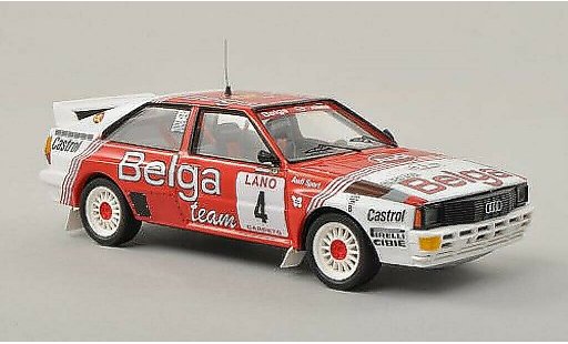 Audi Quattro rallye 1/43 Trofeu No.4 Belga Rally Ypern 1983 /W.Lux miniature