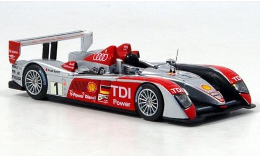 Audi R10 course 1/43 IXO No.1 Biela/Werner/Pirro vainqueur Le Mans 2007 miniature