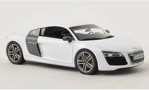 Audi R8 coupe 1/43 Schuco Facelift blanche miniature