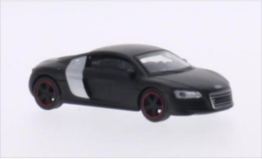 Audi R8 coupe 1/64 Schuco mat-noire/grise miniature