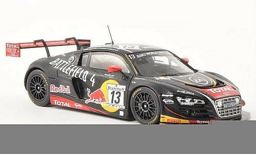 Audi R8 lms 1/43 Spark Ultra No.13 Battlefield 4 24h of Spa 2013 /M.Fassler miniature