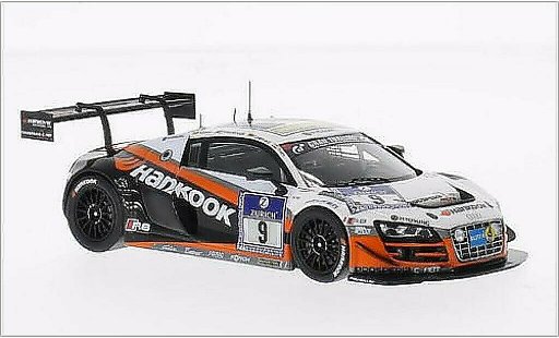 Audi R8 lms 1/43 Spark Ultra No.9 Prosperia C.Abt Racing 24h Nurburgring 2014 /A.Muller miniature