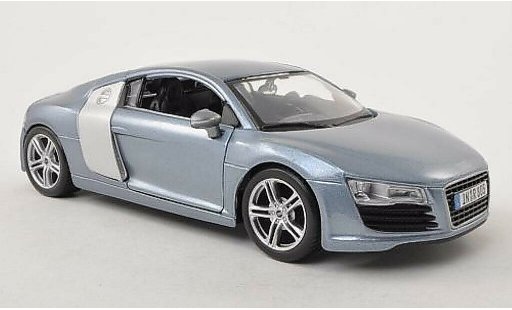 Audi R8 coupe 1/24 Maisto grise miniature
