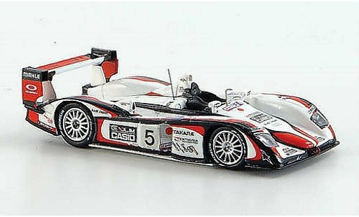 Audi R8 LMP course 1/87 Spark No.5 Casio Exilim vainqueur 24h Le Mans 2004 / Kristensen miniature