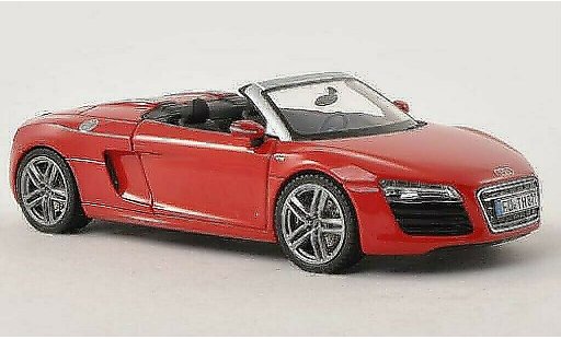 Audi R8 spyder 1/43 Schuco Facelift rouge miniature