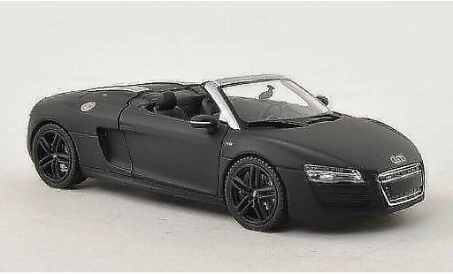 Audi R8 spyder 1/43 Schuco mat-noire miniature