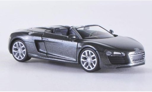 Audi R8 spyder 1/87 Herpa grise 2012 miniature