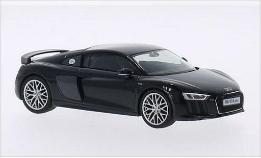 Audi R8 v10 plus 1/43 Herpa metallise noire miniature