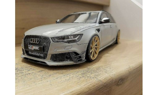 Audi RS6 r abt 1/18 GT Spirit C6 Avant V10 TFSI gris miniature