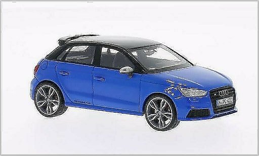 Audi S1 sportback 1/43 Neo bleu/noire 2014 miniature