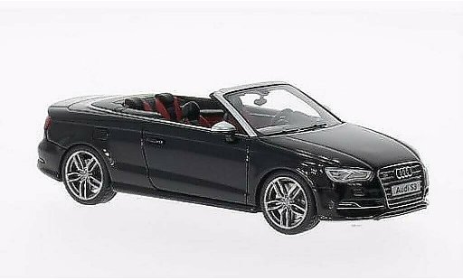 Audi S3 cabriolet stronic 1/43 Minichamps noire 2013 miniature