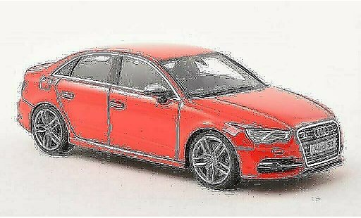 Audi S3 berline 1/43 Minichamps rouge 2013 miniature