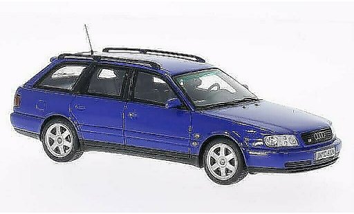 Audi S6 avant 1/43 Spark plus bleu miniature