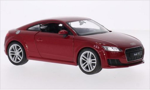 Audi TT coupe 1/24 Welly (8S) metallise rouge 2014 miniature