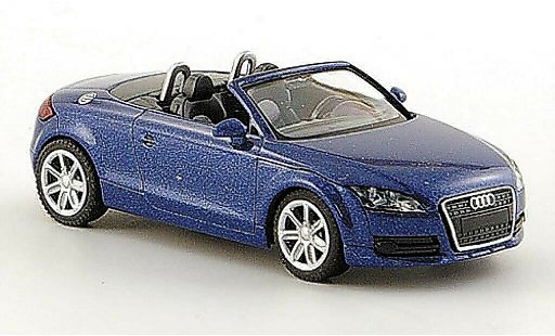 Audi TT roadster 1/87 Wiking bleu miniature