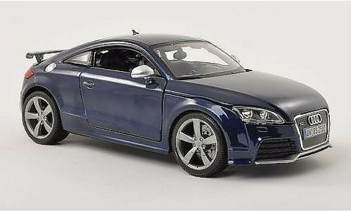 Audi TT rs 1/18 Burago bleu miniature