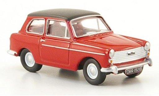 Austin A40 berline 1/76 Oxford rouge/noire miniature