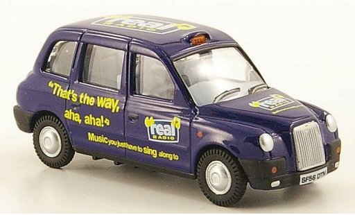 Austin TX4 taxi 1/76 Oxford Real Radio miniature