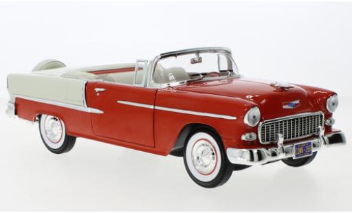 Miniature Chevrolet Bel Air 1/18 Auto World Cabriolet orange/beige 1955 Chevrolet Bel Air 1/18 Auto World Cabriolet orange/beige 1955 miniature