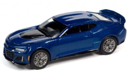 Miniature Chevrolet Camaro 1/64 Auto World ZL1 metallise bleu 2018 Chevrolet Camaro 1/64 Auto World ZL1 metallise bleu 2018 miniature