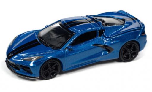 Miniature Chevrolet Corvette 1/64 Auto World (C8) Stingray metallise bleu 2020 Chevrolet Corvette 1/64 Auto World (C8) Stingray metallise bleu 2020 miniature