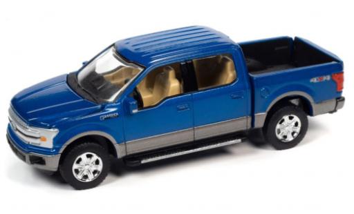 Miniature Ford F-1 1/64 Auto World 50 Lariat metallise bleu foncé 2019 Ford F-1 1/64 Auto World 50 Lariat metallise bleu foncé 2019 miniature