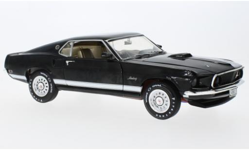 Miniature Ford Mustang 1/18 Auto World GT noire 1969 Ford Mustang 1/18 Auto World GT noire 1969 miniature