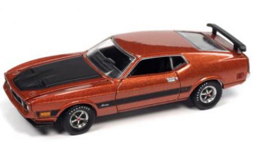 Miniature Ford Mustang 1/64 Auto World Mach 1 le cuivre 1973 Ford Mustang 1/64 Auto World Mach 1 le cuivre 1973 miniature