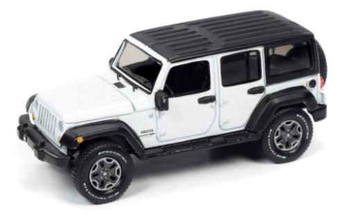 Miniature Jeep Wrangler 1/64 Auto World JK Unlimited Sport blanche 2018 Jeep Wrangler 1/64 Auto World JK Unlimited Sport blanche 2018 miniature