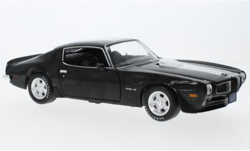 Miniature Pontiac Firebird 1/18 Auto World Trans Am noire/blanche 1972 Pontiac Firebird 1/18 Auto World Trans Am noire/blanche 1972 miniature