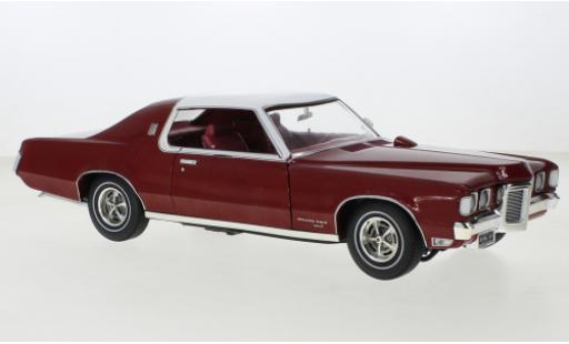 Miniature Pontiac Grand Prix 1/18 Auto World rouge/blanche 1969 Pontiac Grand Prix 1/18 Auto World rouge/blanche 1969 miniature
