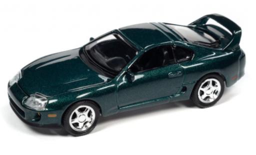 Miniature Toyota Supra 1/64 Auto World metallise vert foncé 1996 Toyota Supra 1/64 Auto World metallise vert foncé 1996 miniature