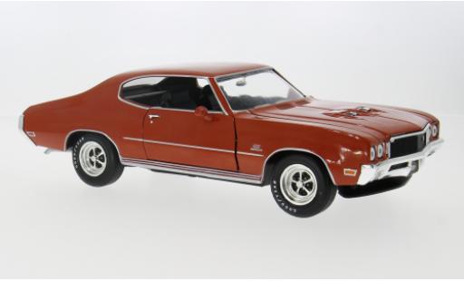 Miniature Buick GS 1/18 Auto World Hardtop metallise orange 1972 1:18 Buick GS 1/18 Auto World Hardtop metallise orange 1972 1:18 miniature
