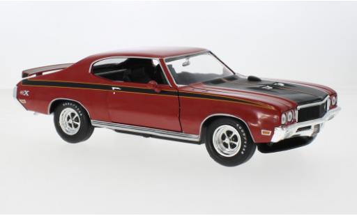 Buick GS 1/18 Auto World X rouge/noire 1972 1:18 miniature