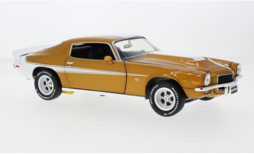 Chevrolet Camaro 1/18 Auto World Baldwin Motion kupfer/blanche 1973 1:18 miniature