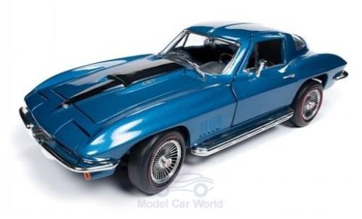 Miniature Chevrolet Corvette 1/18 Auto World 427 metallise bleue 1967 Chevrolet Corvette 1/18 Auto World 427 metallise bleue 1967 miniature