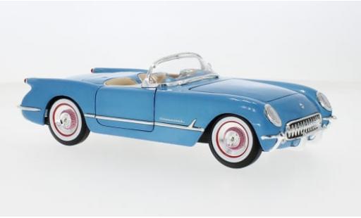 Chevrolet Corvette 1/18 Auto World (C1) Cabriolet metallise bleue 1954 1:18 miniature