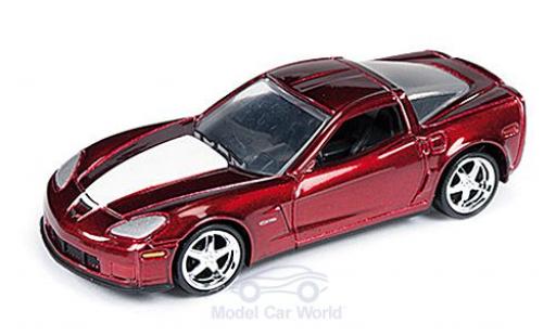 Miniature Chevrolet Corvette 1/64 Auto World Z06 (C6) Special Version rouge/blanche 2012 ohne Vitrine Chevrolet Corvette 1/64 Auto World Z06 (C6) Special Version rouge/blanche 2012 ohne Vitrine miniature