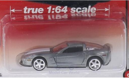 Miniature Chevrolet Corvette 1/64 Auto World Z06 (C6) Special Version grise/blanche 2012 ohne Vitrine Chevrolet Corvette 1/64 Auto World Z06 (C6) Special Version grise/blanche 2012 ohne Vitrine miniature