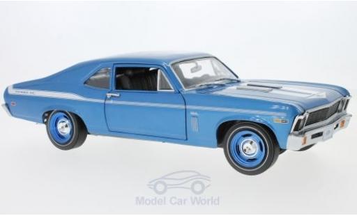 Miniature Chevrolet Nova 1969 1/18 Auto World Yenko Coupe metallise bleue 1969 Chevrolet Nova 1969 1/18 Auto World Yenko Coupe metallise bleue 1969 miniature
