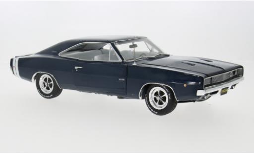 Miniature Dodge Charger 1/18 Auto World R/T bleue 1968 1:18 Dodge Charger 1/18 Auto World R/T bleue 1968 1:18 miniature