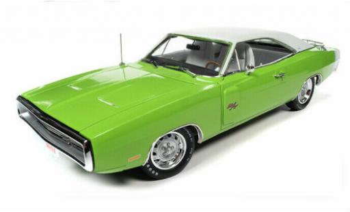 Miniature Dodge Charger 1/18 Auto World R/T verte/blanche 1970 Dodge Charger 1/18 Auto World R/T verte/blanche 1970 miniature