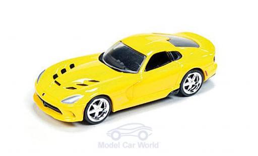 Miniature Dodge Viper 1/64 Auto World SRT jaune 2014 Dodge Viper 1/64 Auto World SRT jaune 2014 miniature
