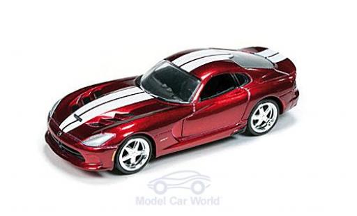 Miniature Dodge Viper 1/64 Auto World SRT metallise rouge/blanche 2014 Special Version Dodge Viper 1/64 Auto World SRT metallise rouge/blanche 2014 Special Version miniature