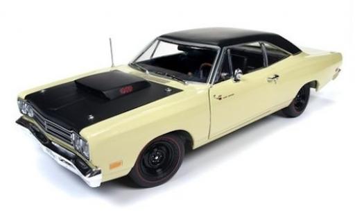 Miniature Plymouth Road Runner 1/18 Auto World jaune/noire 1969 Plymouth Road Runner 1/18 Auto World jaune/noire 1969 miniature