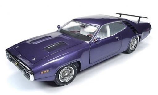 Miniature Plymouth Road Runner 1/18 Auto World metallise lila 1971 Plymouth Road Runner 1/18 Auto World metallise lila 1971 miniature